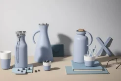 Eva Solo Lungo Krus - 2 stk. 23 cl - Porcelæn/silikone - Blue sky