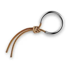 Eva Solo Nøglering Ø 3,8 cm - Læder/rustfrit stål - Brun