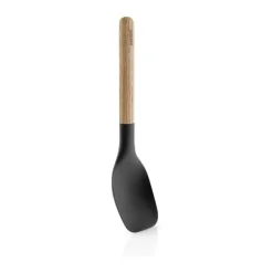 Eva Solo Nordic Kitchen Grydeske Lille L 27 cm - Egetræ/silikone - Natur/sort