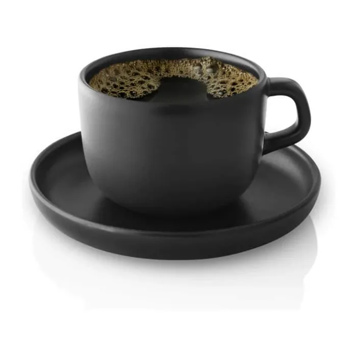 Eva Solo Nordic Kitchen Kop m. underkop 20 cl - Stentøj - Sort