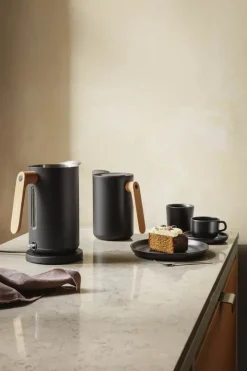 Eva Solo Nordic Kitchen Kop m. underkop 20 cl - Stentøj - Sort