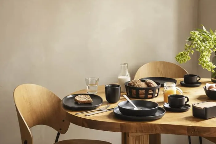 Eva Solo Nordic Kitchen Kop m. underkop 20 cl - Stentøj - Sort