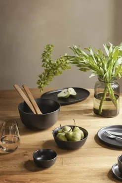 Eva Solo Nordic Kitchen Oval Tallerken Ø 32 cm- Stentøj - Sort