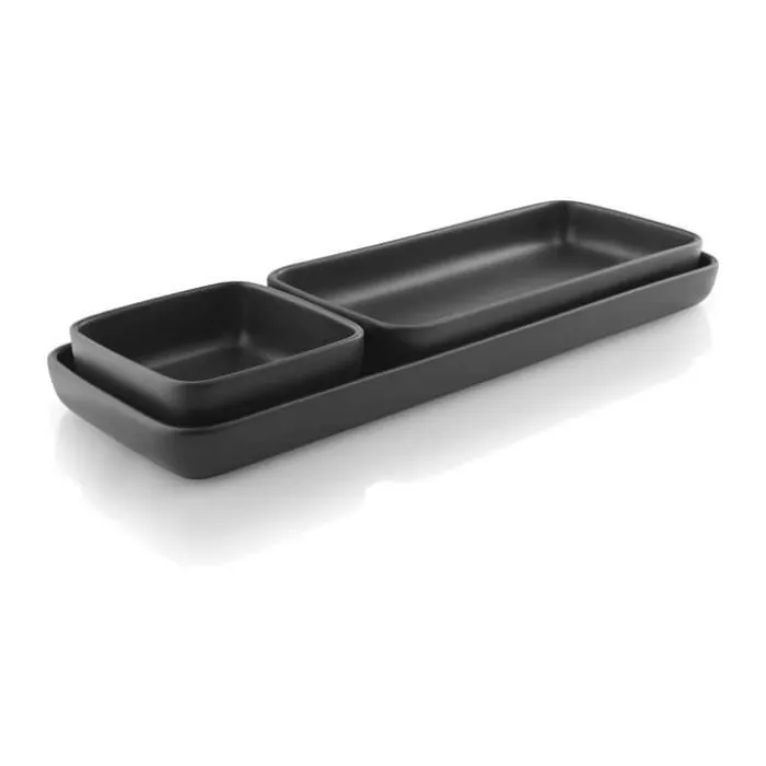 Eva Solo Nordic Kitchen Serveringsfad B 13 x L 37 cm - Stentøj - Sort