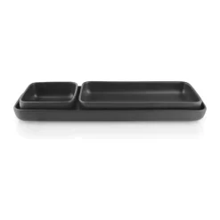 Eva Solo Nordic kitchen Skål B 11 x L 11 cm - Stentøj - Sort