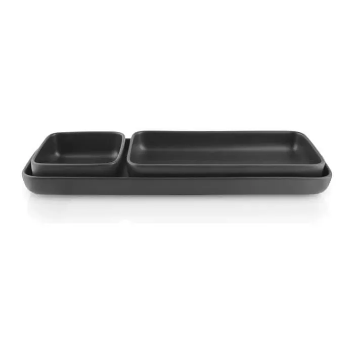 Eva Solo Nordic kitchen Skål B 11 x L 11 cm - Stentøj - Sort