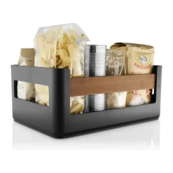 Eva Solo Nordic Kitchen Viktualiekasse H 16 x B 38 x L 27 cm - Karboniseret bambus/kunststof - Sort