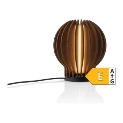 Eva Solo Radiant LED Lampe H 15 cm - Egetræ/kunststof - Smoked oak