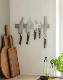 Eva Solo Santokukniv L 18 cm - Damascus stål/pakkatræ