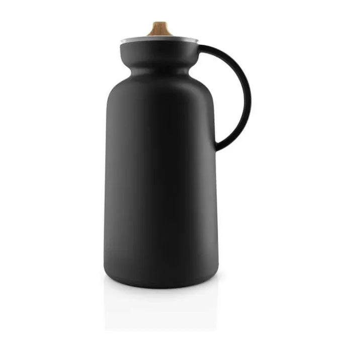 Eva Solo Silhouette Termokande 1 liter - Kunststof/Egetræ/Rustfrit stål - Sort