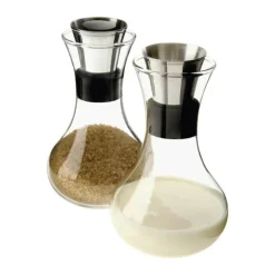 Eva Solo Sukker- og flødesæt - 2 dele Borosilikat glas/rustfrit stål/silikone - Klar