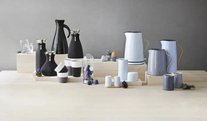 Eva Solo Termokande 1 liter - Glas/kunststof/silikone - Sort