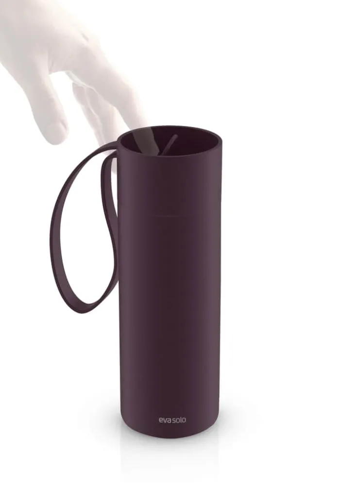 Eva Solo To Go Cup 0,35 liter - Genanvendt rustfrit stål/kunststof/silikone - Fig purple
