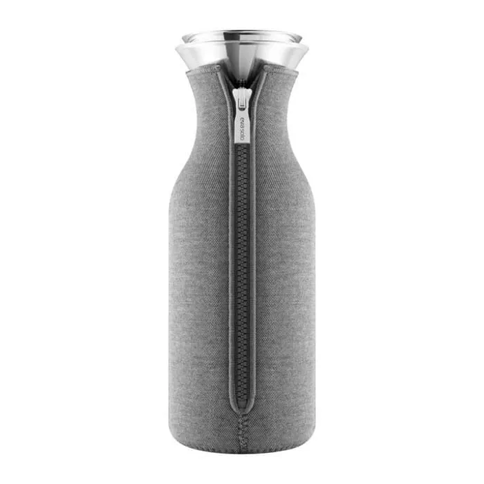 Eva Solo Woven Køleskabskaraffel 1 liter - Glas/neopren - Mørkegrå
