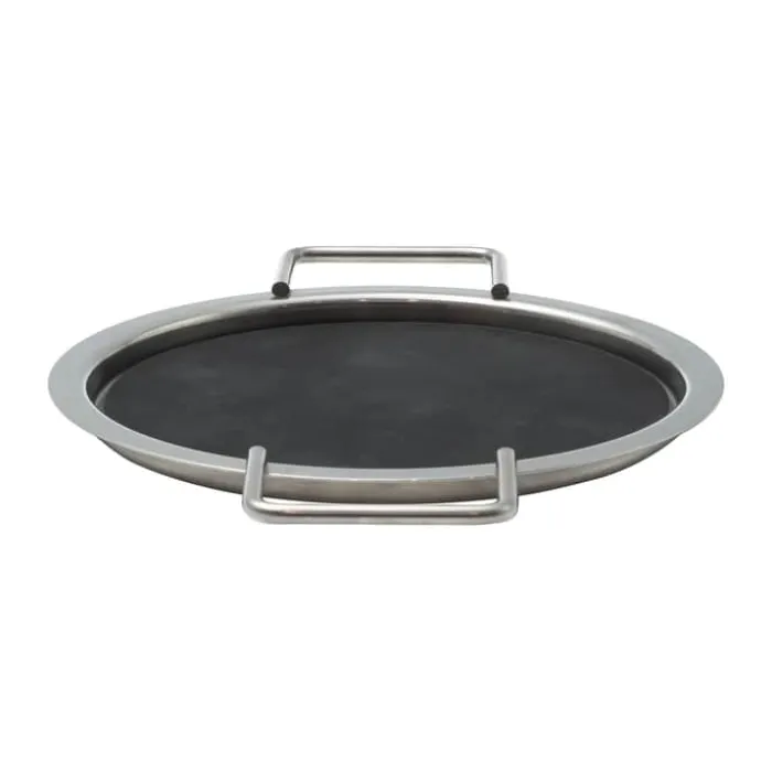 Eva Trio Hældelåg Ø 16 cm - 90% genanvendt rustfrit stål/silikone - Børstet stål