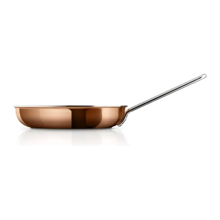 Eva Trio Kobber Stegepande Ø 24 cm - Kobber - Stål