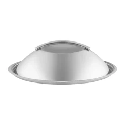 Eva Trio Kuppellåg Ø 24 cm - 90% genanvendt rustfrit stål - Børstet stål