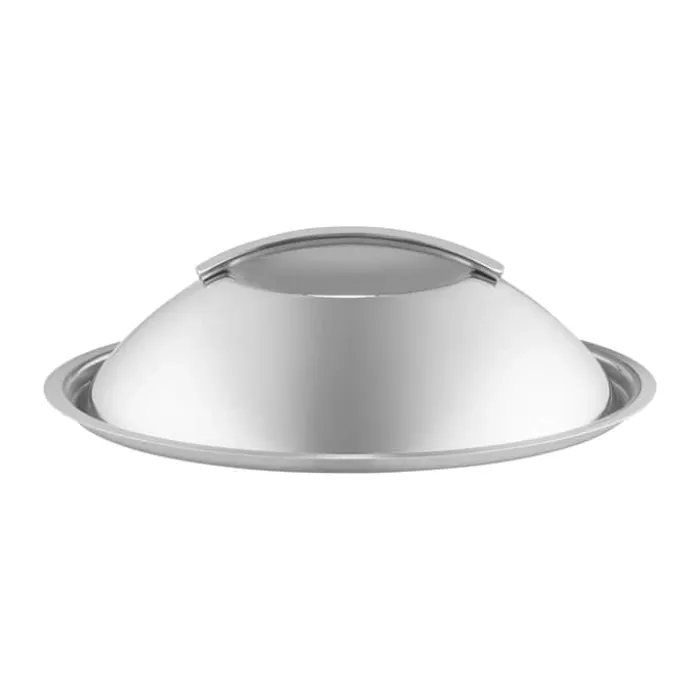 Eva Trio Kuppellåg Ø 20 cm - 90% genanvendt rustfrit stål - Børstet stål