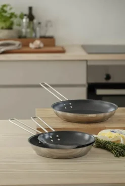 Eva Trio Laser Titanium Stegepande Ø 28 cm - Genanvendt rustfrit stål/aluminium