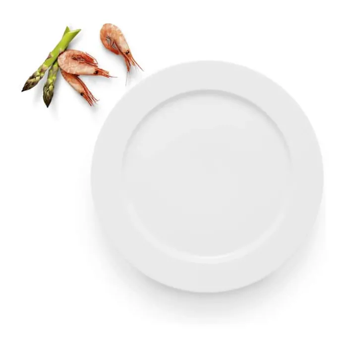 Eva Trio Legio Middagstallerken Ø 28 cm - Porcelæn - Hvid