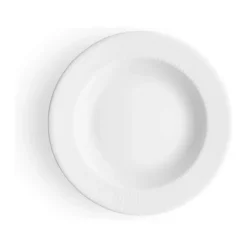 Eva Trio Legio Nova Dyb Tallerken Ø 22 cm - Porcelæn - Hvid