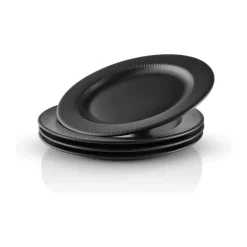 Eva Trio Legio Nova Kagetallerken Ø 19 cm - Stentøj - Sort