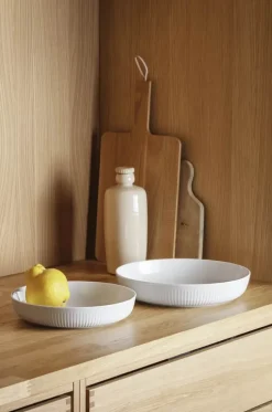 Eva Trio Legio Nova Salatskål - 2 dele 1,4/2,5 liter - Porcelæn - Hvid