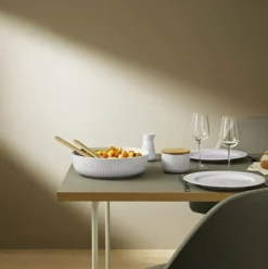 Eva Trio Legio Nova Skål Ø 28,8 cm - Porcelæn - Hvid