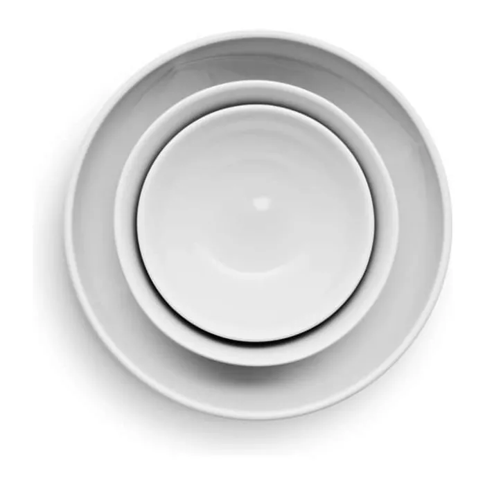 Eva Trio Legio Nova Skålsæt - 3 dele 0,2/0,3/1 liter - Porcelæn - Hvid