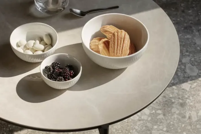 Eva Trio Legio Nova Skålsæt - 3 dele 0,2/0,3/1 liter - Porcelæn - Hvid