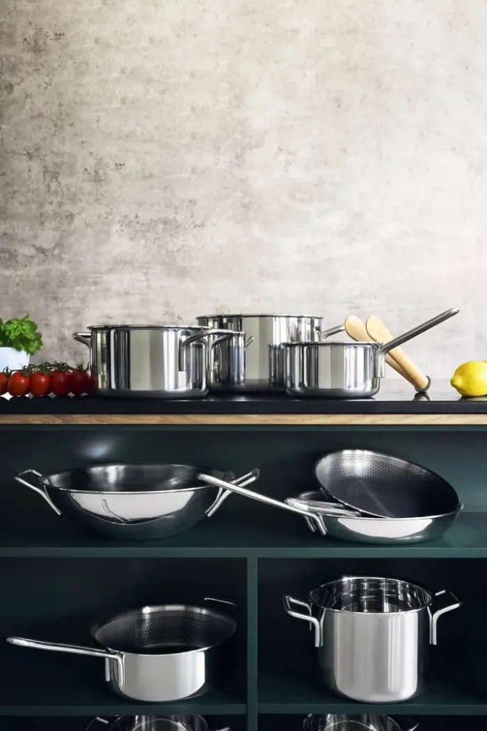 Eva Trio Multi Gryde 4,8 liter - Aluminium/rustfrit stål - Blank
