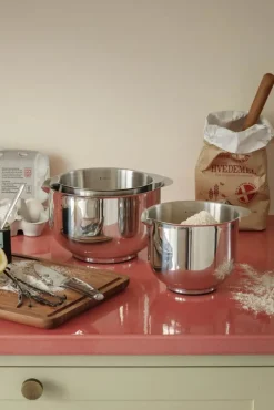 Eva Trio Røreskålsæt - 3 dele 1,5/2,0/3,0 liter - Rustfrit stål/Silikone - Stål