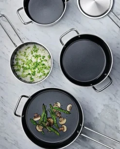 Eva Trio Stainless Steel Kasserolle 1,8 liter - Genanvendt rustfrit stål/aluminium - Keramisk Slip-Let® belægning