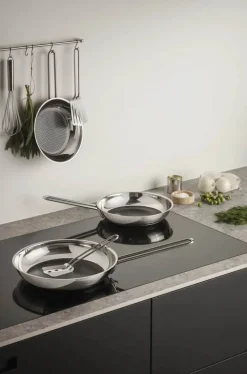 Eva Trio Stainless Steel Mosaic Stegepande Ø 20 cm - Genanvendt rustfrit stål - Keramisk Slip-Let® belægning