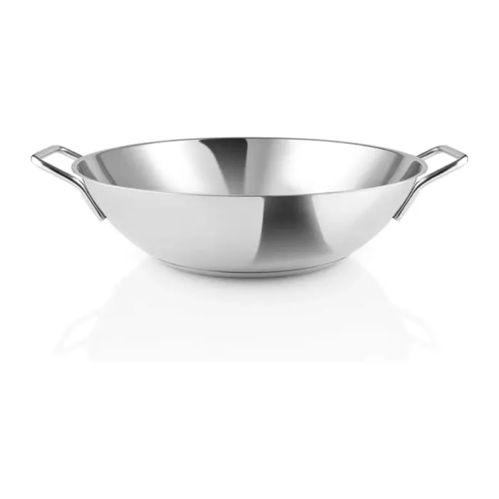 Eva Trio Stainless Steel Wok Ø 32 - Genanvendt rustfrit stål