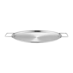 Eva Trio Tallerkenlåg Ø 28 cm - 90% genanvendt rustfrit stål - Børstet stål