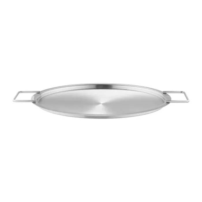 Eva Trio Tallerkenlåg Ø 28 cm - 90% genanvendt rustfrit stål - Børstet stål
