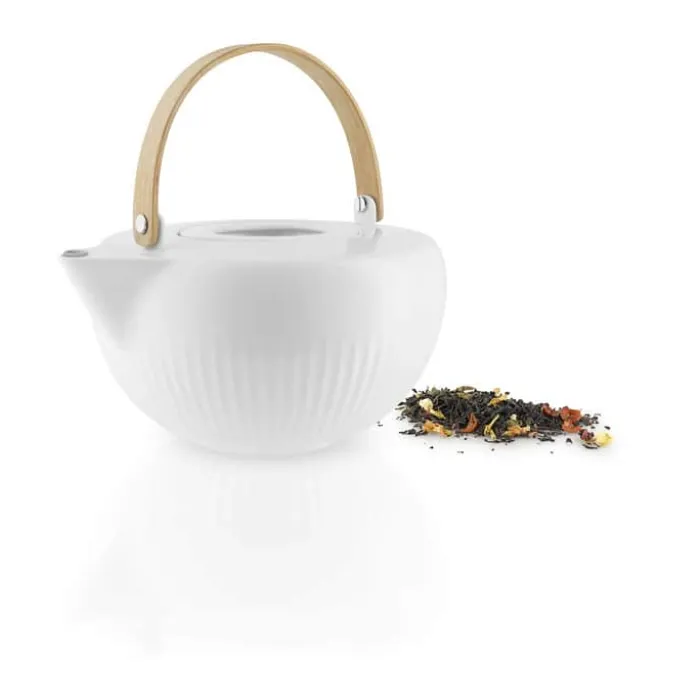 Eva Trio Tekande 1,2 liter - Porcelæn - Hvid