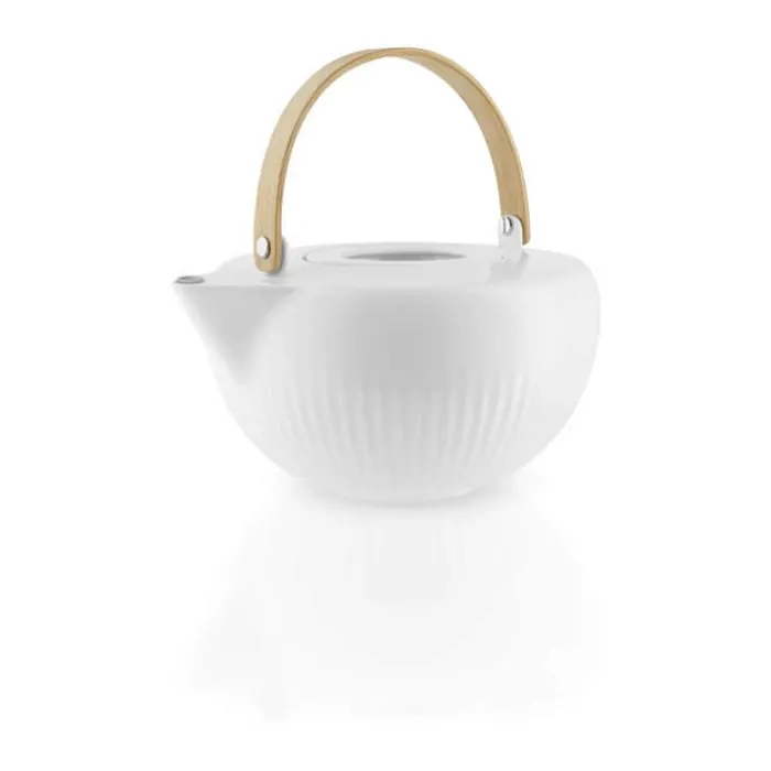 Eva Trio Tekande 1,2 liter - Porcelæn - Hvid