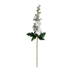 everbloom Kunstig Blomst - Ridderspore H 89 cm - Plastik/metal - Hvid