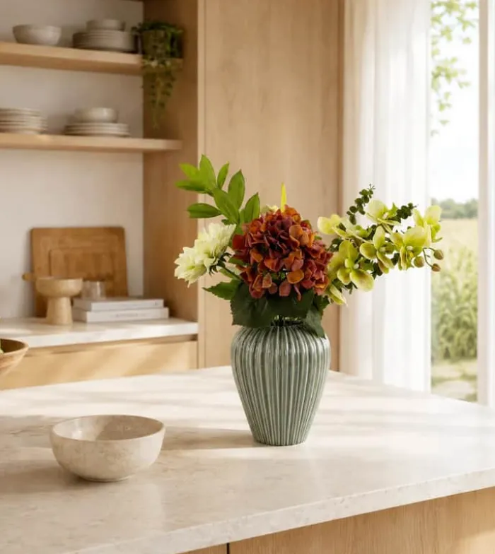 everbloom Kunstig Real Touch Blomsterbuket H 78 cm