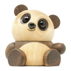 FableWood Panda - Chi Chi H 12 cm - Valnødde- og asketræ