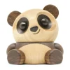 FableWood Panda - Pom Pom H 6 cm - Valnødde- og asketræ
