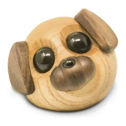 FableWood Pick Me Up Hund - Molly H 5 cm - Valnødde- og asketræ