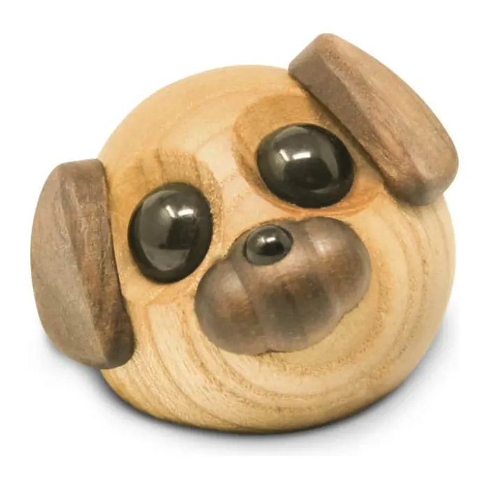 FableWood Pick Me Up Hund - Molly H 5 cm - Valnødde- og asketræ