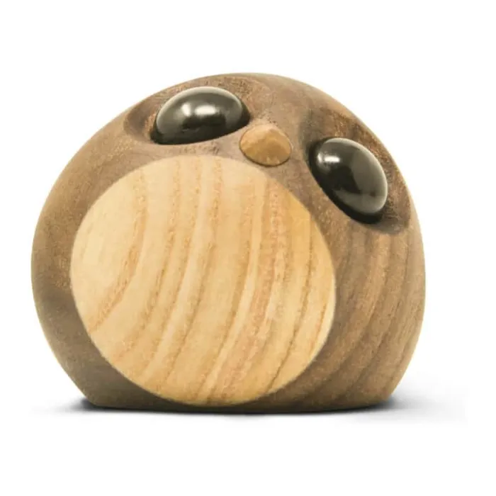 FableWood Pick Me Up Pingvin - Freddy H 5 cm - Valnødde- og asketræ