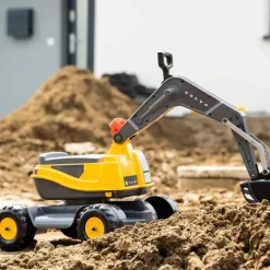 FALK Gravemaskine Volvo FALK 3-7 år - Genanvendt plastik - 360° drejelig kabine
