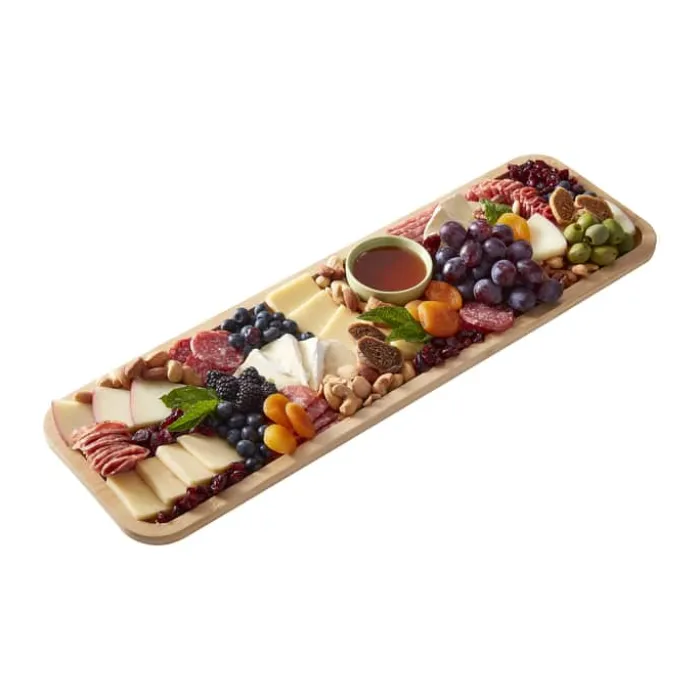 Farberware Build-a-Board Serveringsbræt H 8 x B 17 x L 58 cm - Plastik/bambus - Natur