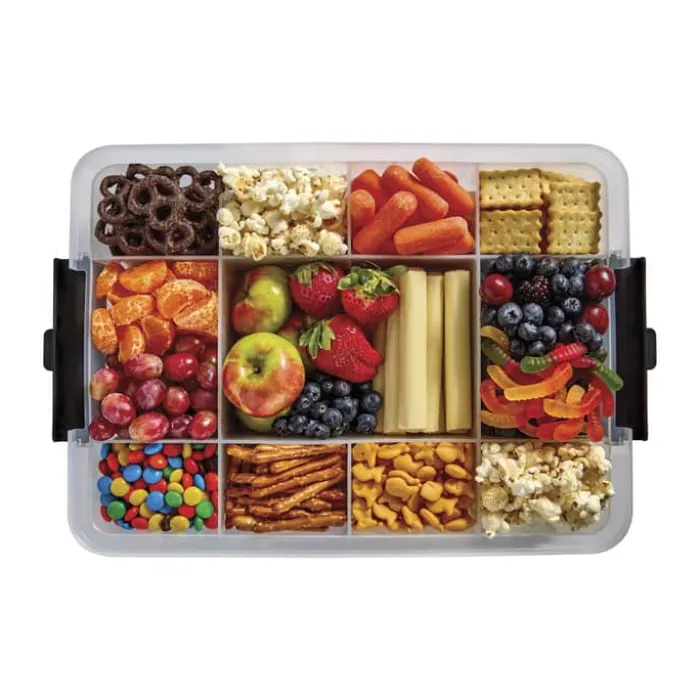 Farberware Snacklebox Snackboks H 9,5 x B 28 x L 41,5 cm - Plastik - Klar