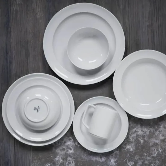 FDB Møbler Hvidpot Skål Ø 14 cm - Porcelæn - Hvid